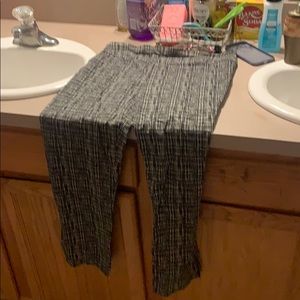 Black and white pants